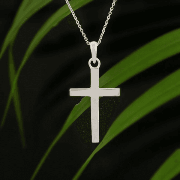 925 Sterling Silver Cross Charm, Cross Charm Pendant for Love - Image 2