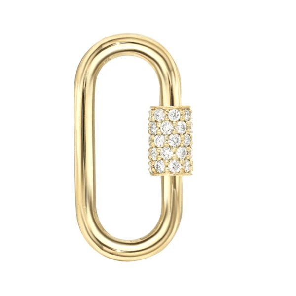 Diamond Pave Carabiner Lock, Real Diamond Carabiner Lock Finding