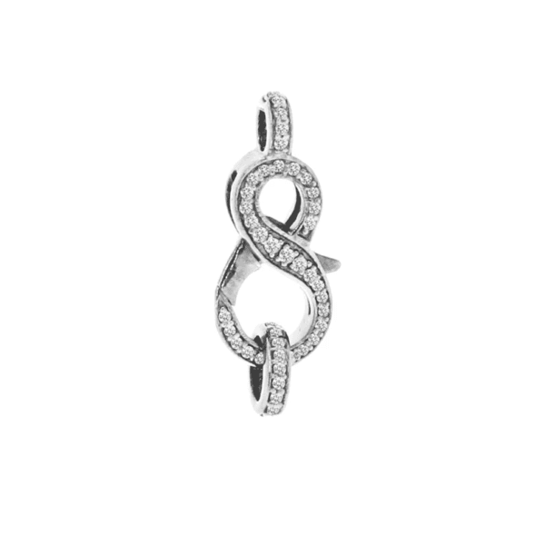 Diamond Pave Clasp Lock, Pave Diamond Spring Lock - Image 2